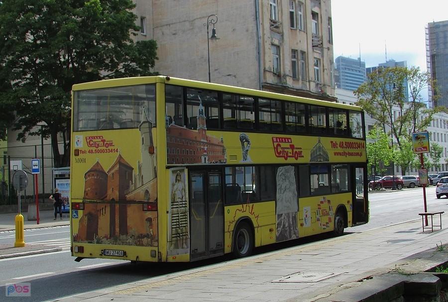 Autobus Warsaw City Tour na Królewskiej