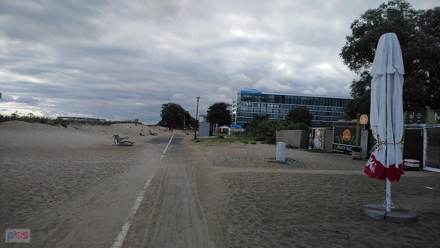 Nadmorska promenada w Kołobrzegu