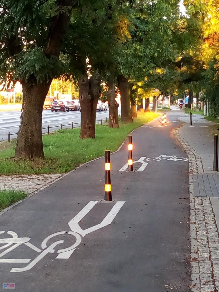 Słupki są wreszcie dobrze widoczne, nie wnikam, po co w ogóle są ...