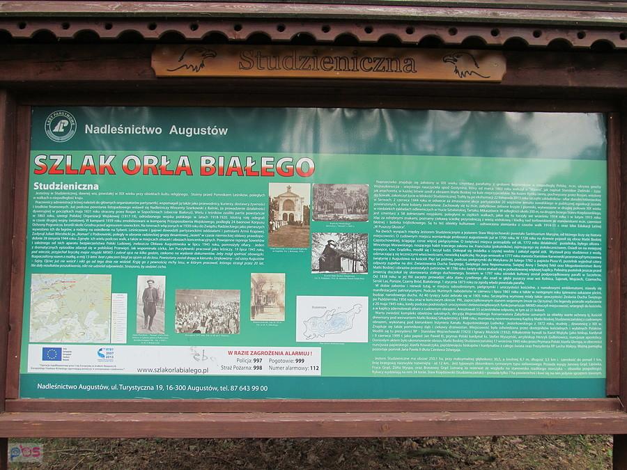 Taki szlak nam się przewijał w okolicy Augustowa