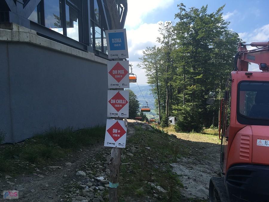 Tu startuje część tras
