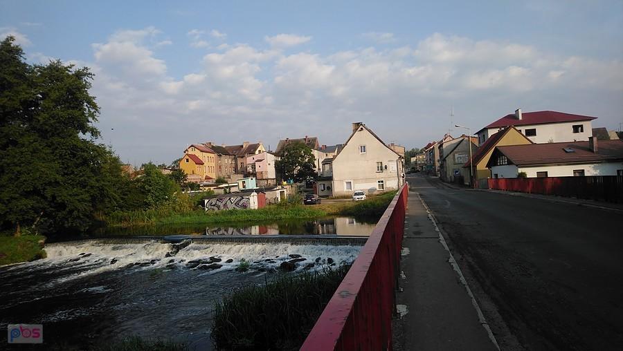 Parsęta i wjazd do karlina