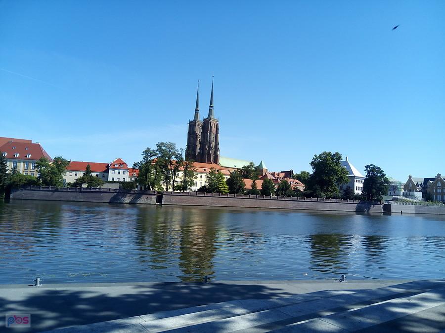 widok na Ostrów Tumski