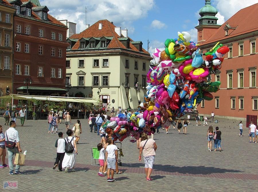 Sprzedawca baloników