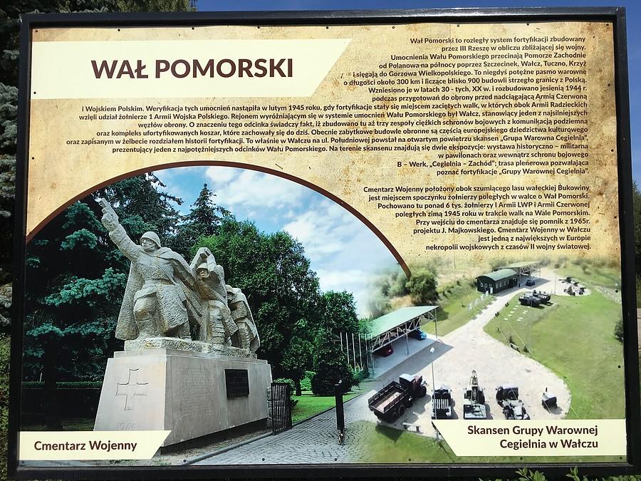 Trochę informacji na temat Wału Pomorskiego i cmentarza