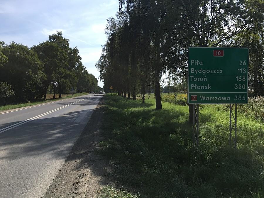 DK-10 między Wałczem a Piłą