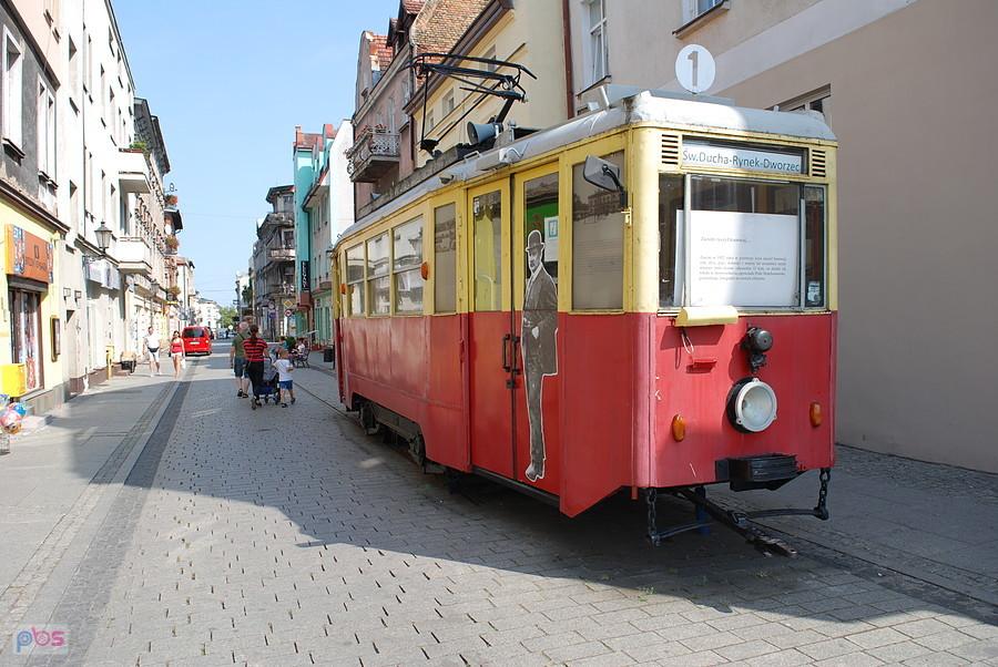 Zabytkowy tramwaj w Inowrocławiu