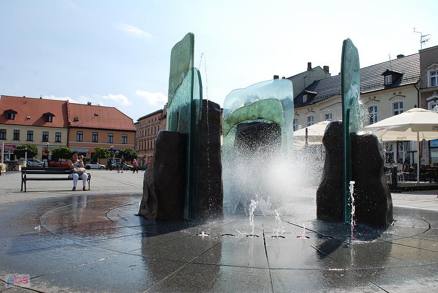 Fontanna na rynku w Inowrocławiu