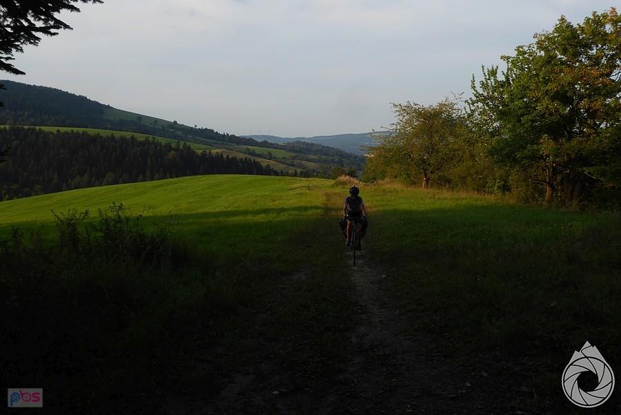 a mniej strome łąki dało się podjechać
