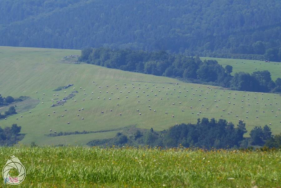 końcówkę lata zwiastują bele siana