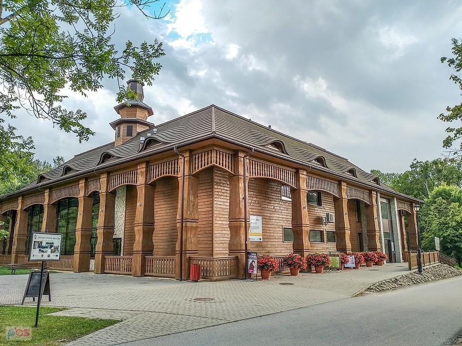Wysowa-Zdrój - basen w parku