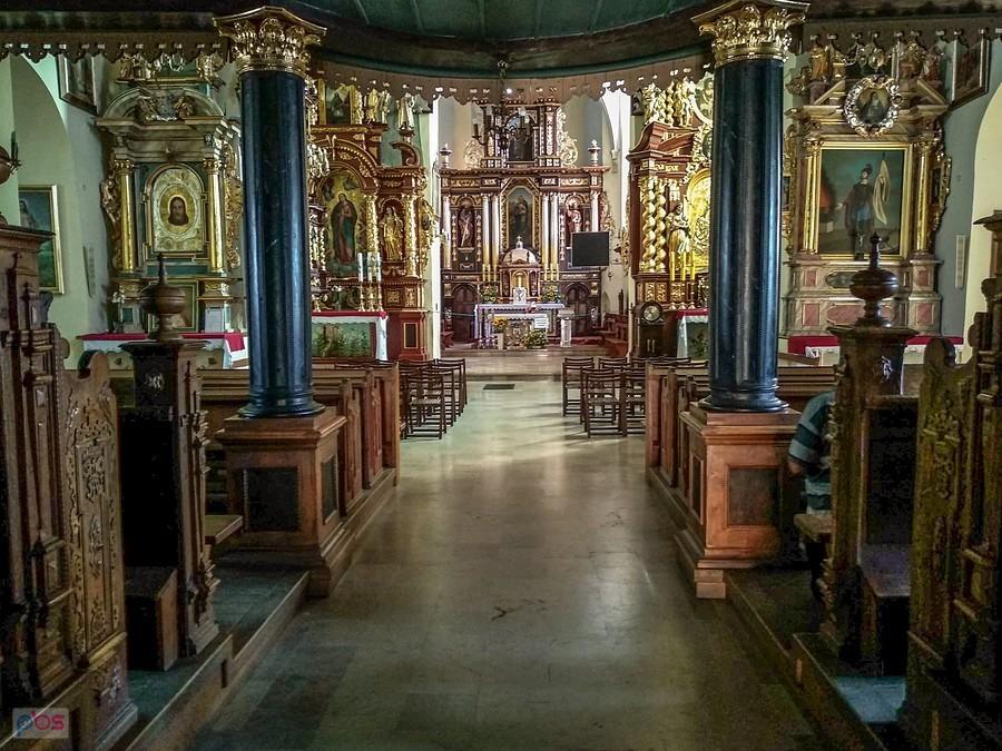 Wnętrze kościoła Św. Elżbiety Węgierskiej