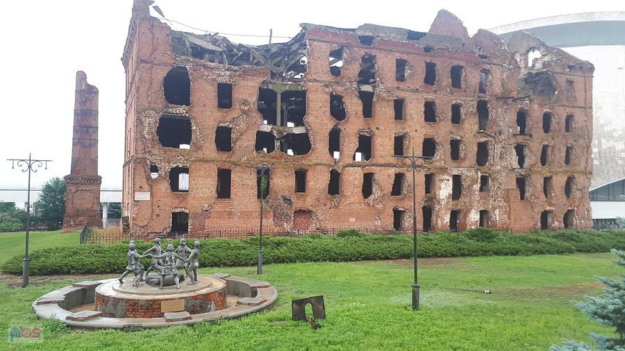 Stalingrad i replika fontanny