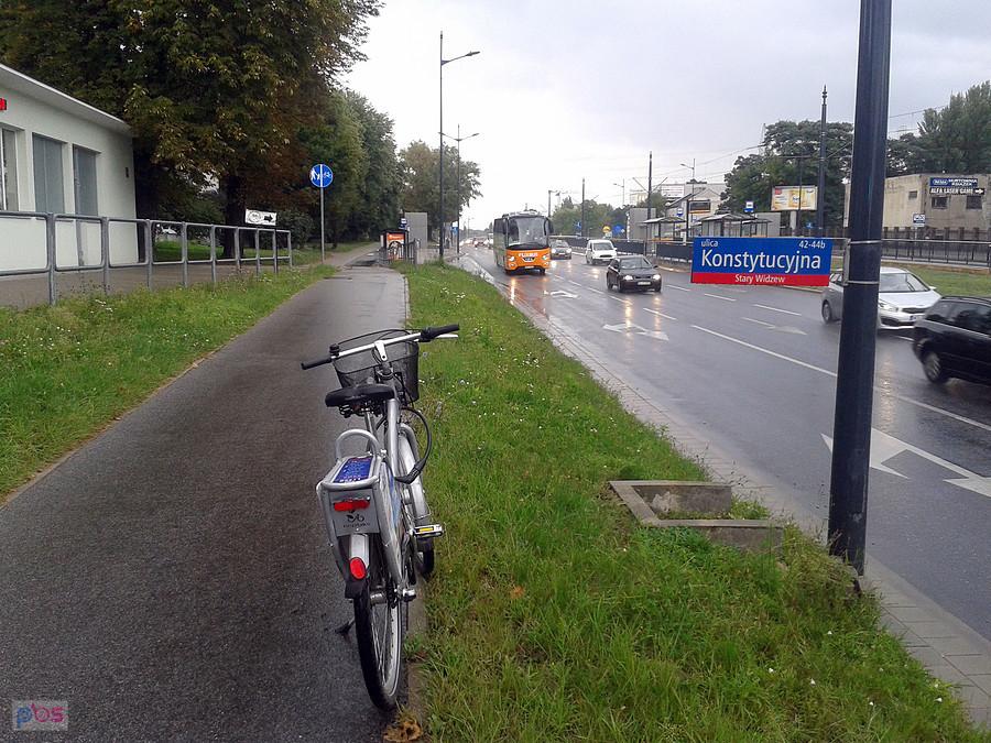 Na Widzewie trochę zmokłem