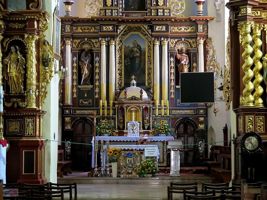 Stary Sącz - wnętrze kościoła