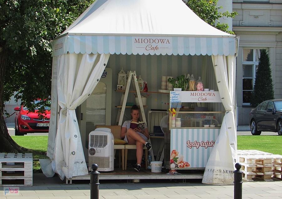 Lody tajskie przed Pałacem Prymasowskim na Senatorskiej
