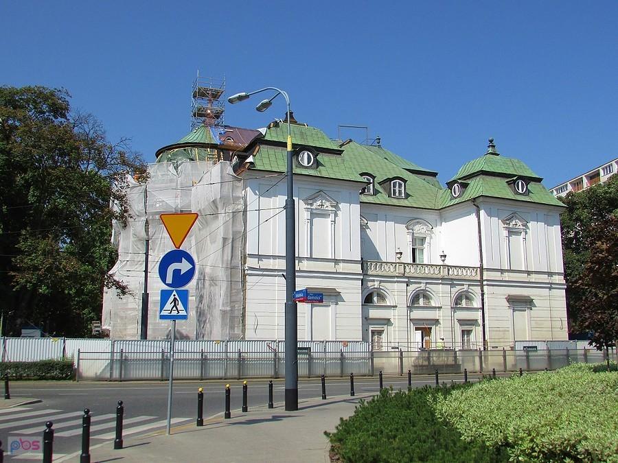 Pałac Przebendowskich w trakcie remontu