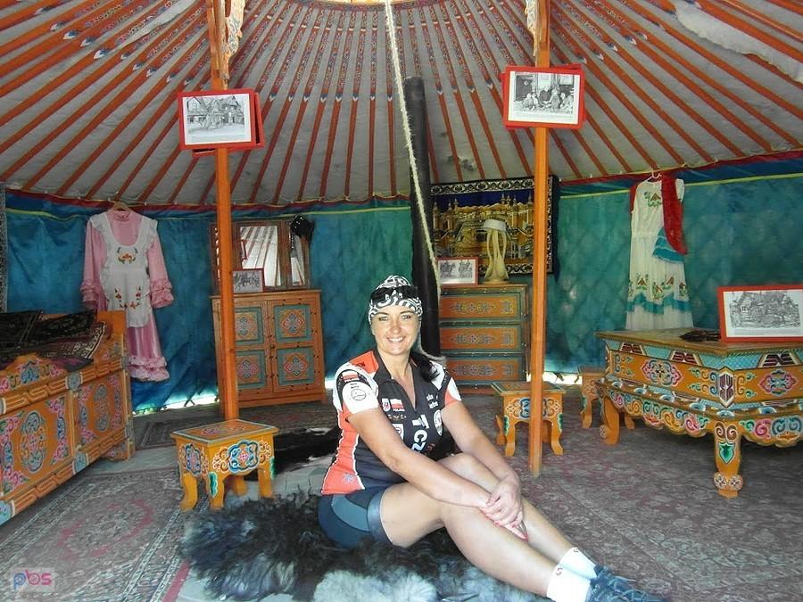 Mongolska jurta w Kruszynianach