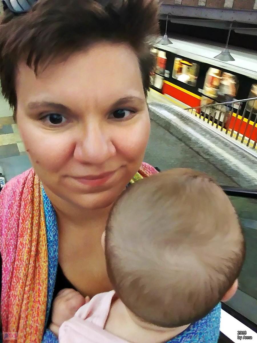 Chustoświrstwo pełną parą :D Lubimy metro :D