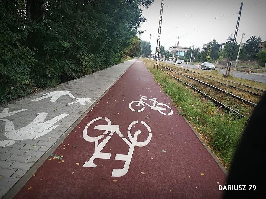 Sosnowiec Dańdówka - Droga rowerowa
