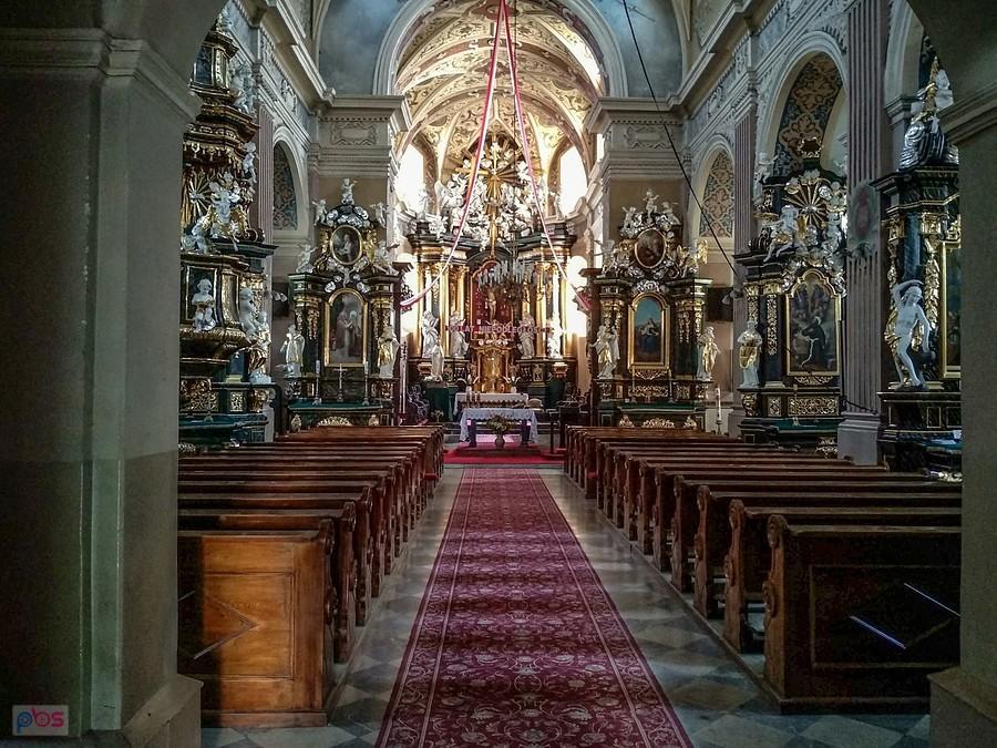 Wnętrze kościoła Jana Ewangelisty