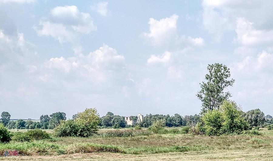 Ruiny wieży w Mokrsku Górnym