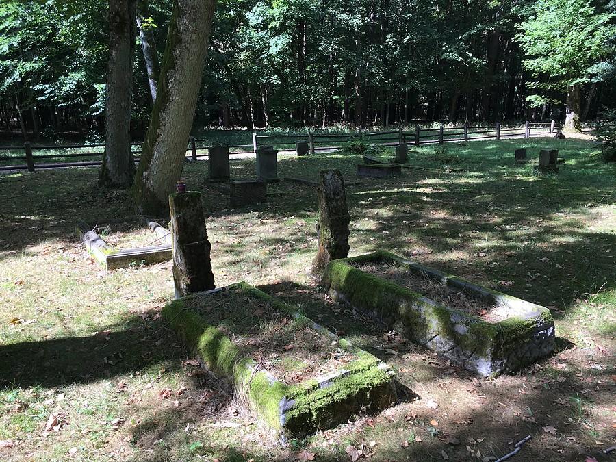 Osada Ostrowite - cmentarz ewangelicki z pierwszej połowy XIX wieku