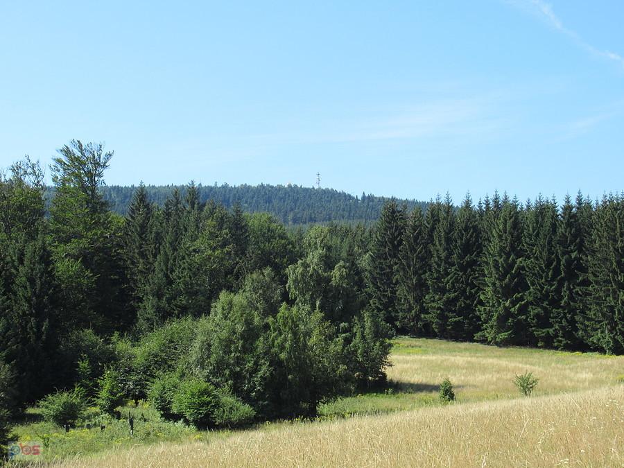 Widok na Wielką Sowę z potoczku