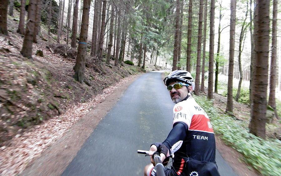 Nieplanowany i długi podjazd - na wysokość 758 m