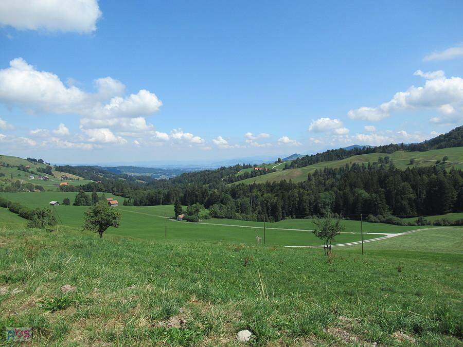 Widok z Rengg w stronę Lucerny