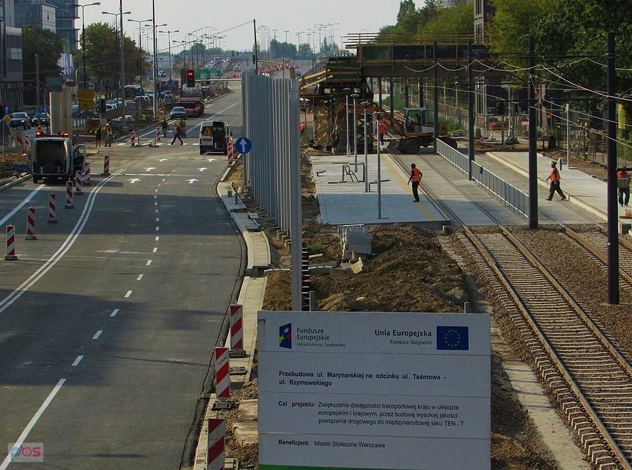 Jutro tramwaje pojadą Marynarską