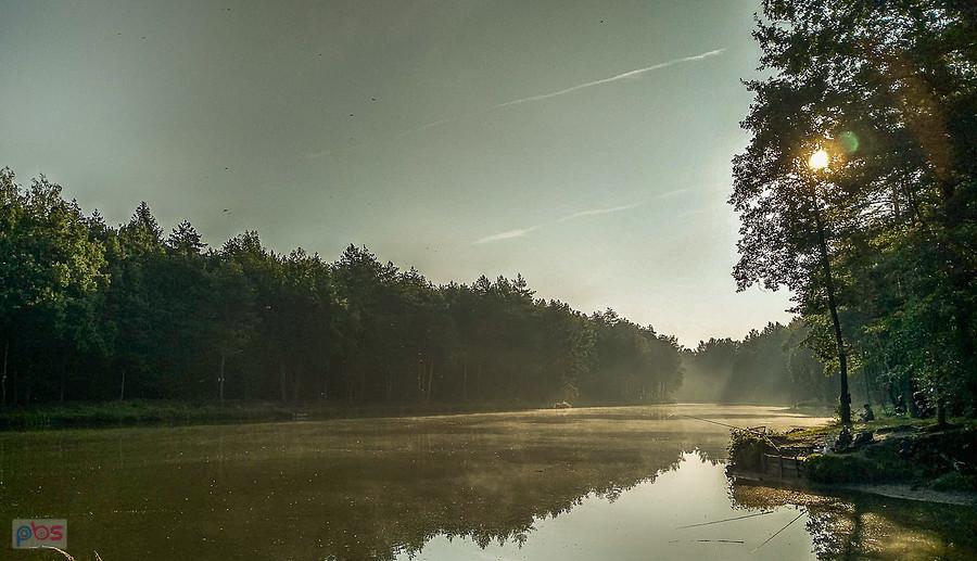 O poranku nad jednym ze stawów księżycowych