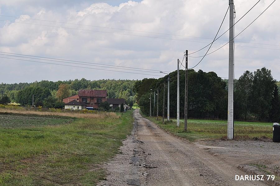 Pińczyce - remontowana droga do Osieka
