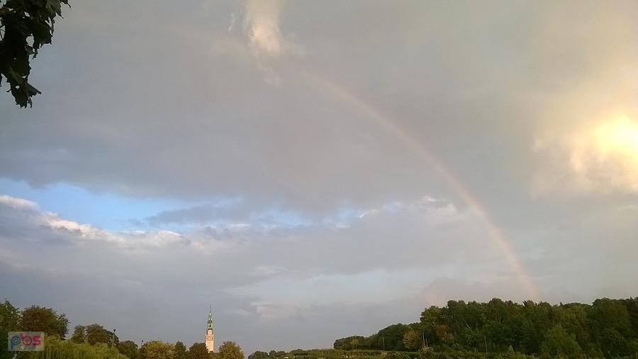 Tęcza nad jasną Górą