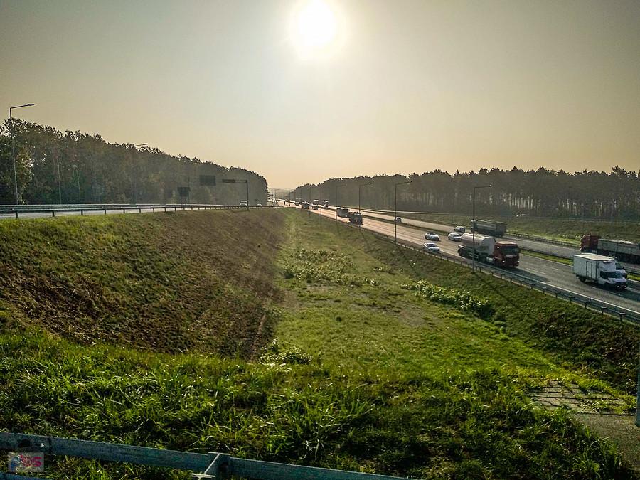 Nad autostradą A4 w Zabrzu