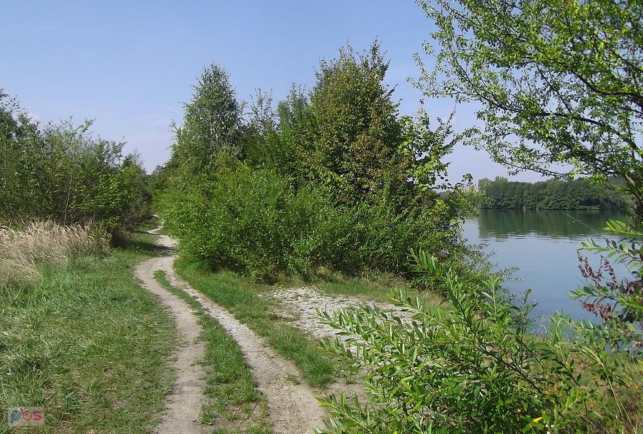 Ścieżki nad jeziorem. Krążę tu bez celu.