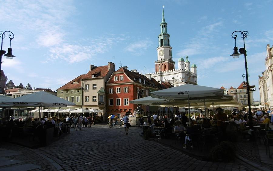 Dokumentacja że my, rasowi MTBowcy przejeżdżaliśmy przez tłumny Stary Rynek :)