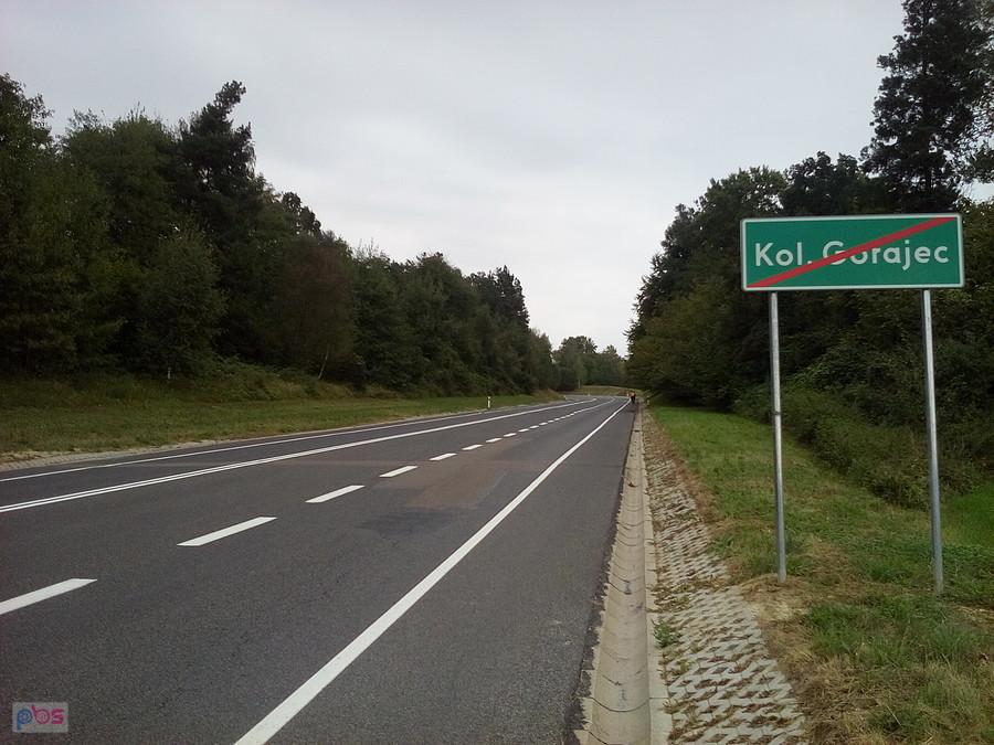Podjazd przed Szczebrzeszynem