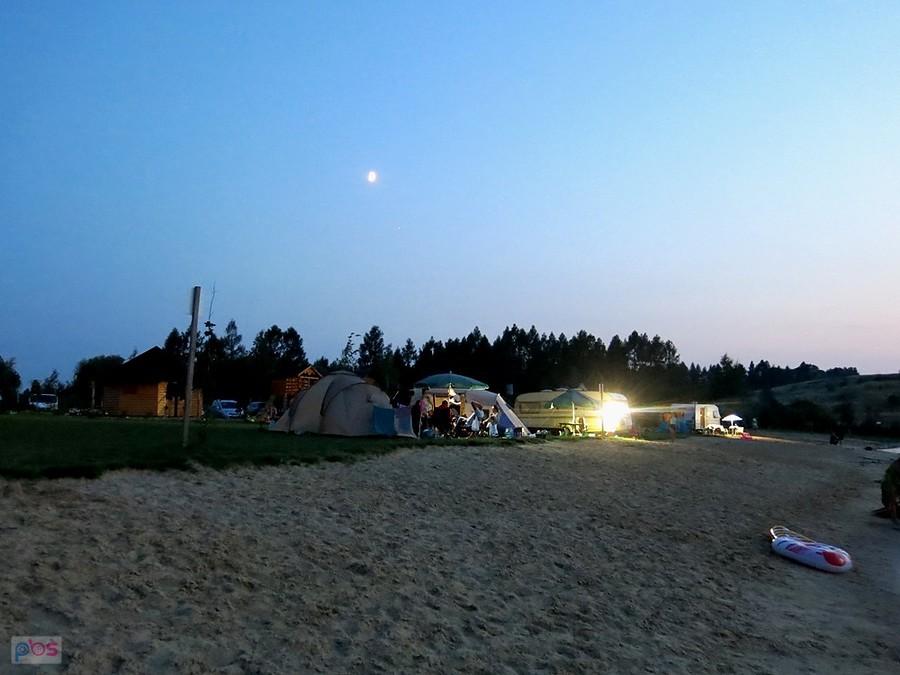 Camping Gacki wieczorową porą