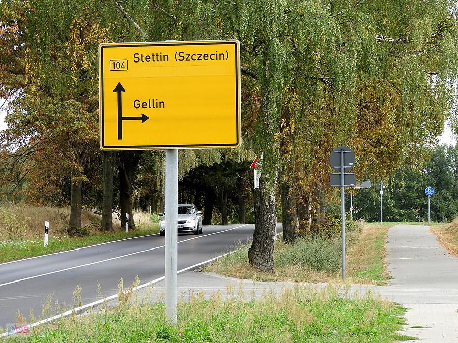 Tuż przed granicą w miejscowości Bismark.