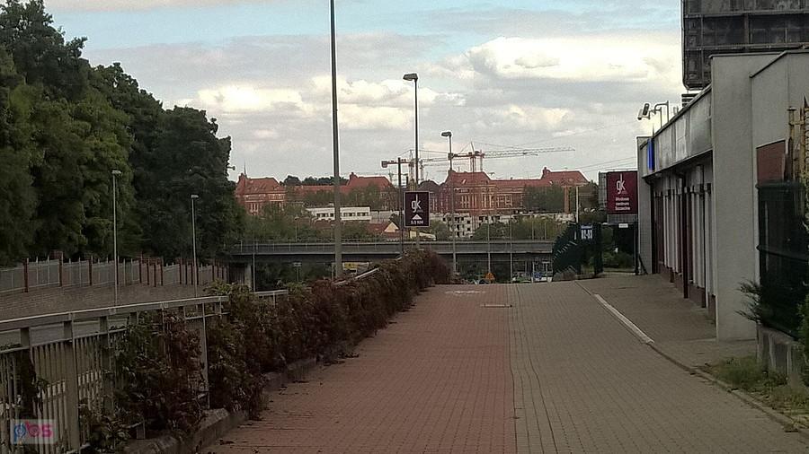 Widok z ulicy Mieszka I.