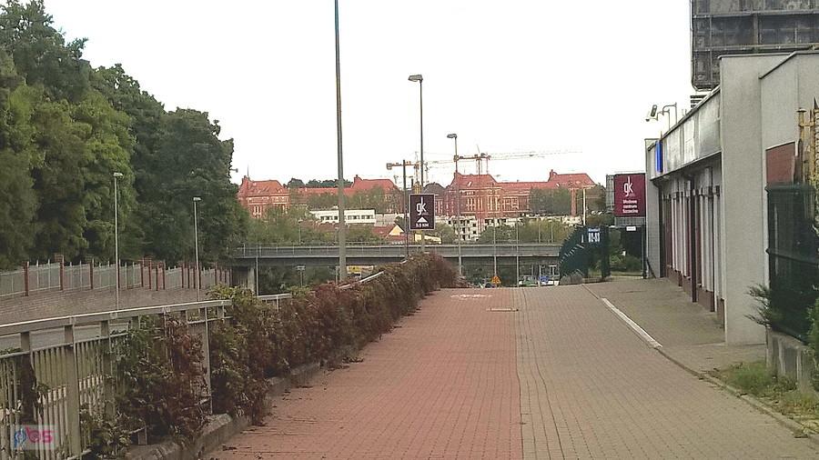 Widok z ul. Mieszka I.