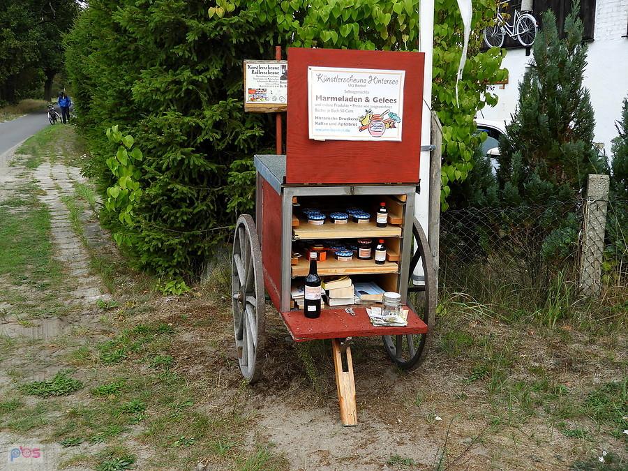 Hintersee - przydomowa sprzedaż własnych wyrobów.