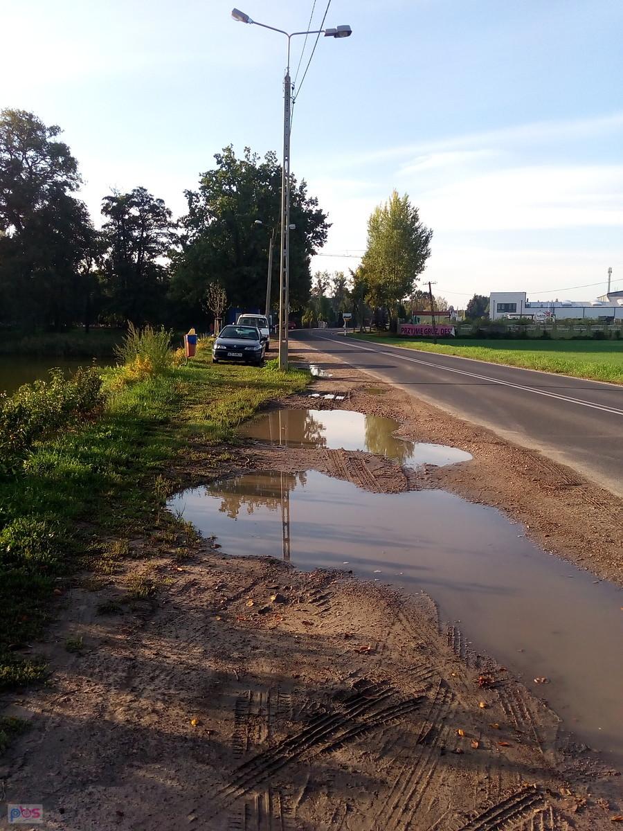 Musiało mocno padać