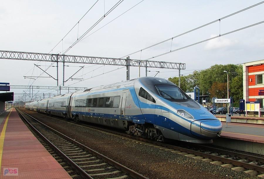 Pendolino w Działdowie