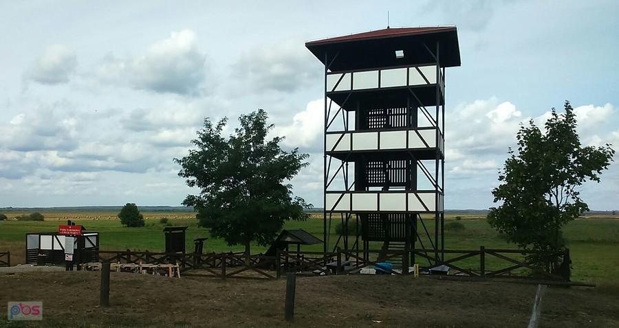 Czarnów. Wieża z widokiem na ujście Wiatry. "PNUW"