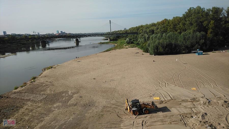 Plaża pod Mostem Poniatowskiego
