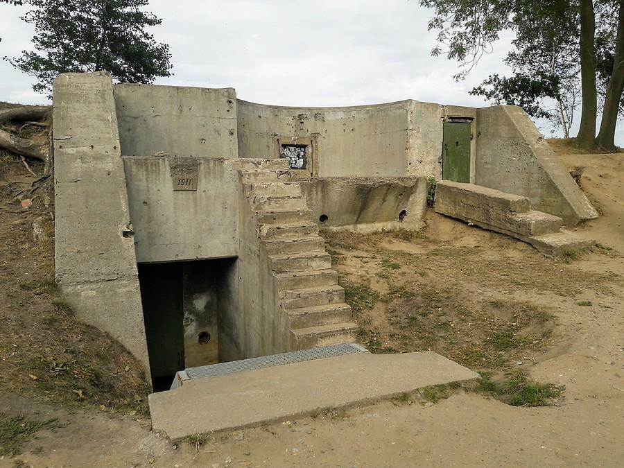 Jeden z bunkrów na Westerplatte,