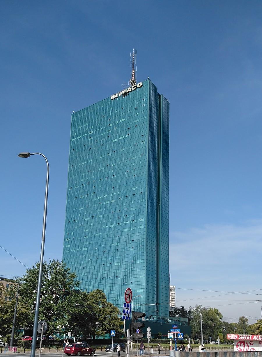 Najwyższy biurowiec w Warszawie w latach 1975-1978, popularnie Intraco