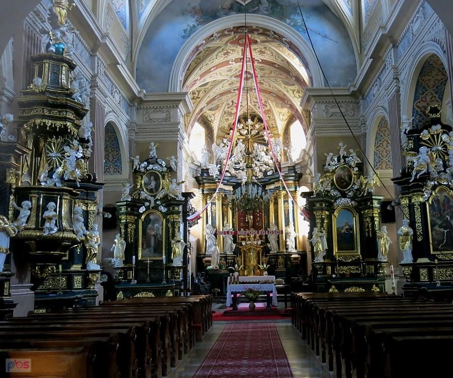 Pińczów - wnętrze kościoła